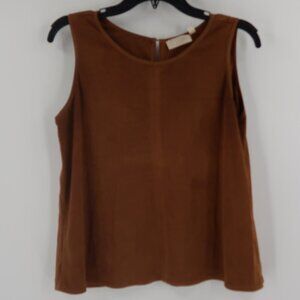 RD Style Tan Faux Suede Tank Size Large